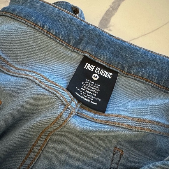 True Classic Straight Leg Jeans - Picture 3 of 6